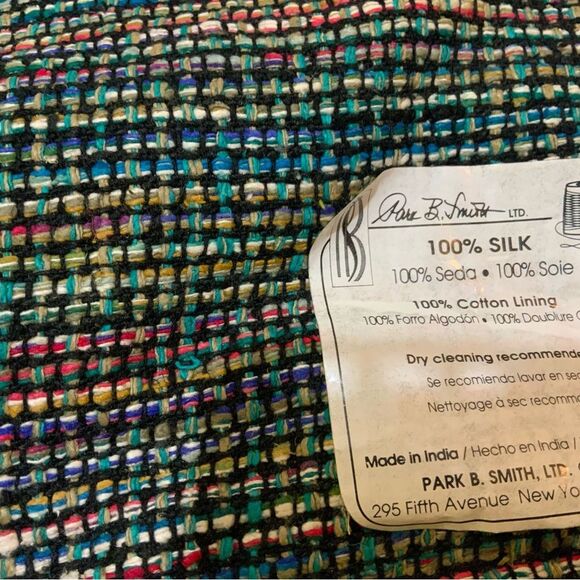 Park B. Smith 72" Table Runner and 4 placements 100% silk - Picture 13 of 14